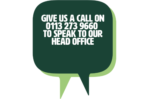 Give us a call on 0113 273 9660 to speak to Head Office or call your service direct
