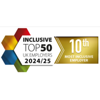 Inclusive Top 50 UK Employers 2024/25 (10th Most Enclusive)